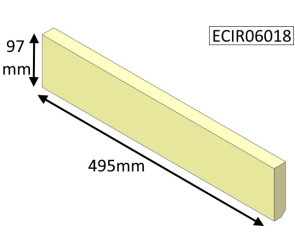 ECIR06018 Parkray Lower Rear Brick  |  Aspect 6 (Non Eco) WOOD